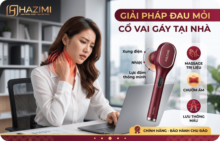 Bị Đau Mỏi Cổ Vai Gáy Do Ngồi Máy Tính Nhiều: Nguyên Nhân & Cách Khắc Phục Tại Nhà