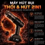 Máy Hút Bụi Cầm Tay Đa Năng 2in1 HAZIMI Kiêm Máy Thổi Bụi Công Suất Lớn, Vệ Sinh Ô Tô Nhà Cửa. MA-503
