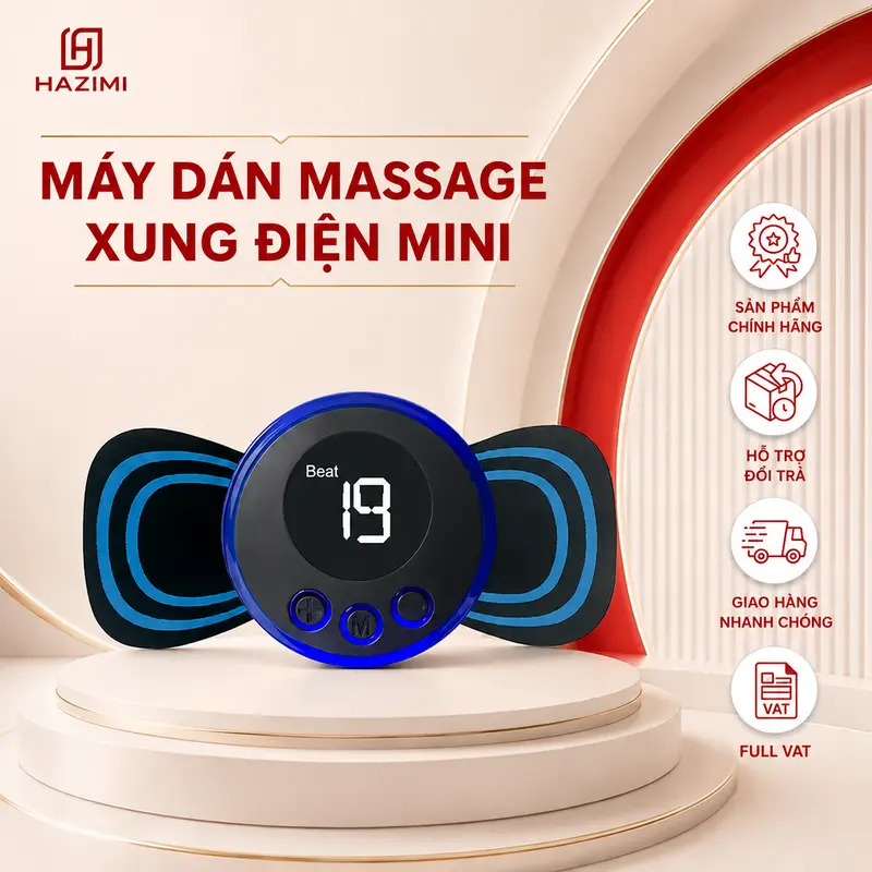 Máy dán massage xung điện mini HAZIMI